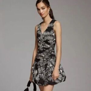 Anthropologie Drop-Waist Bubble Hem Dress Sz‎ S